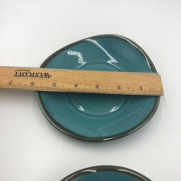 Southern Living at Home RETIRED Set of 2 Blue Tuscan Tidbit Bowl and Saucer Set - Picture 8 of 10